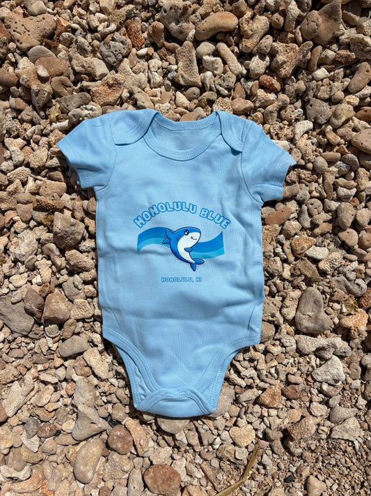 Honolulu Blue Baby Onesie